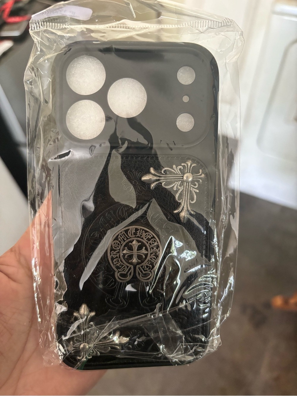 Chrome hearts iPhone 17 pro case